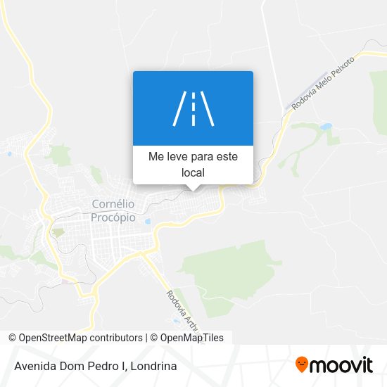 Avenida Dom Pedro I mapa