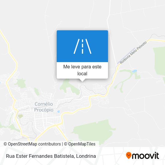 Rua Ester Fernandes Batistela mapa