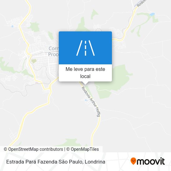Estrada Pará Fazenda São Paulo mapa