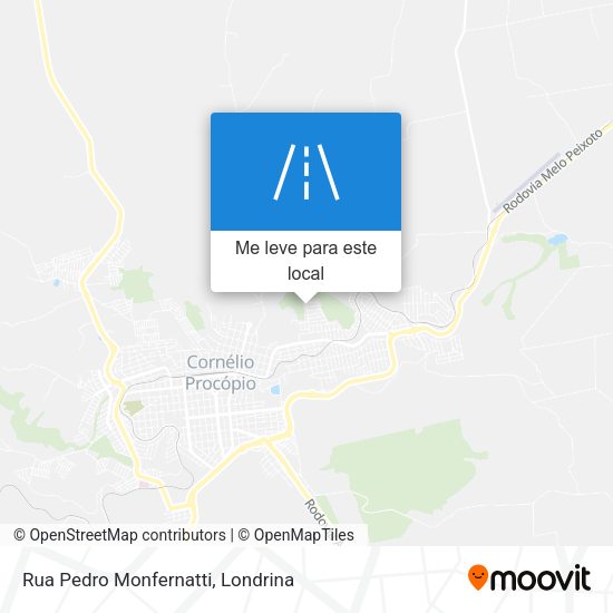 Rua Pedro Monfernatti mapa
