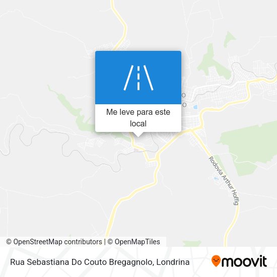 Rua Sebastiana Do Couto Bregagnolo mapa