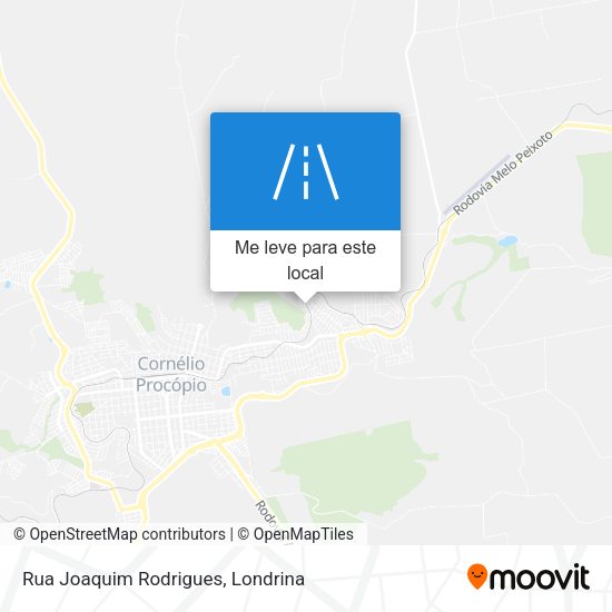 Rua Joaquim Rodrigues mapa
