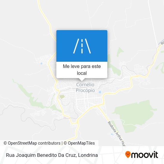 Rua Joaquim Benedito Da Cruz mapa