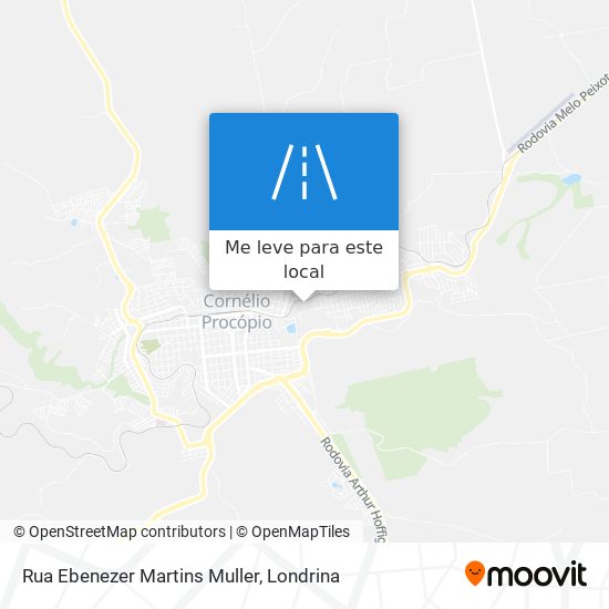 Rua Ebenezer Martins Muller mapa