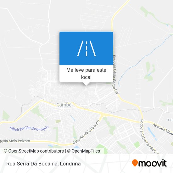 Rua Serra Da Bocaina mapa