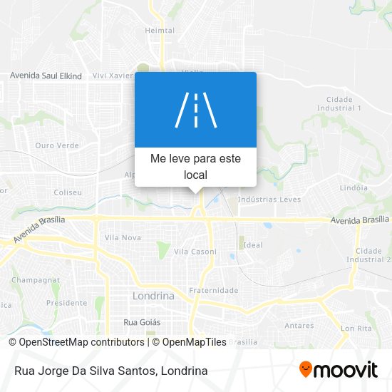 Rua Jorge Da Silva Santos mapa