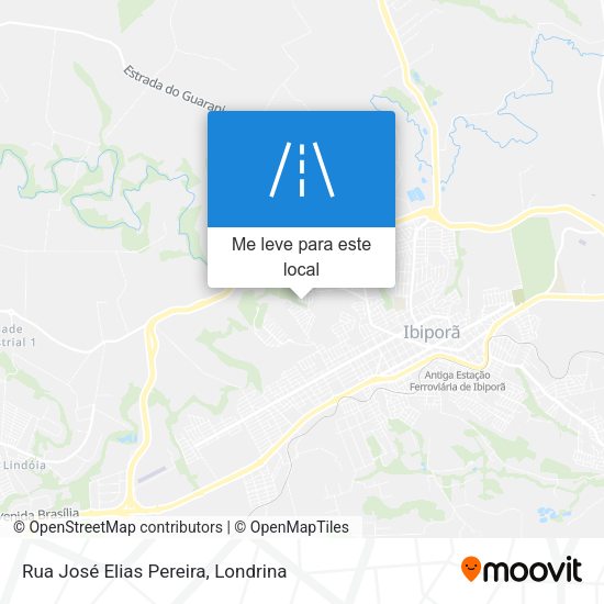 Rua José Elias Pereira mapa