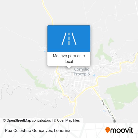 Rua Celestino Gonçalves mapa