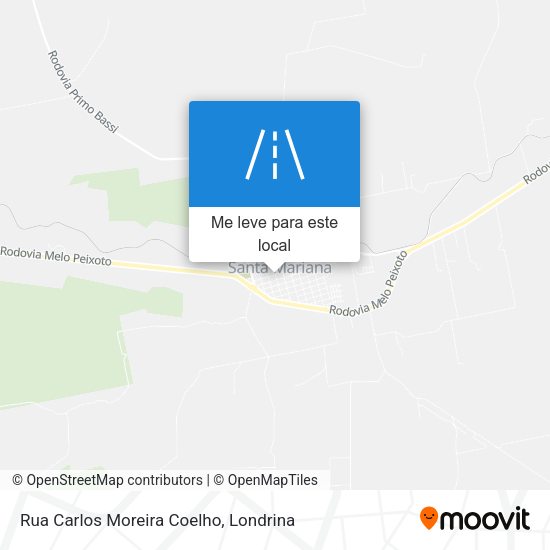 Rua Carlos Moreira Coelho mapa