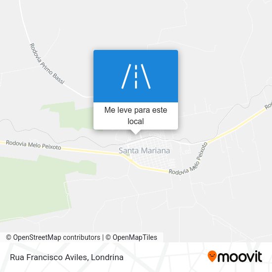 Rua Francisco Aviles mapa