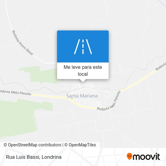 Rua Luis Bassi mapa