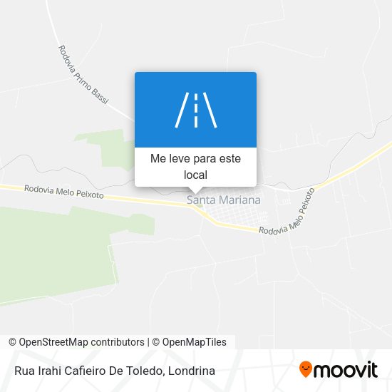 Rua Irahi Cafieiro De Toledo mapa