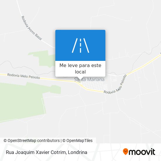 Rua Joaquim Xavier Cotrim mapa