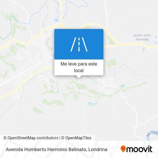 Avenida Humberto Hermínio Belinato mapa