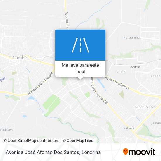 Avenida José Afonso Dos Santos mapa