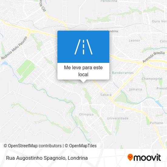 Rua Augostinho Spagnolo mapa