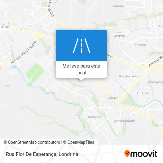 Rua Flor De Esperança mapa