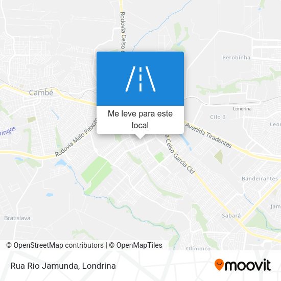 Rua Rio Jamunda mapa