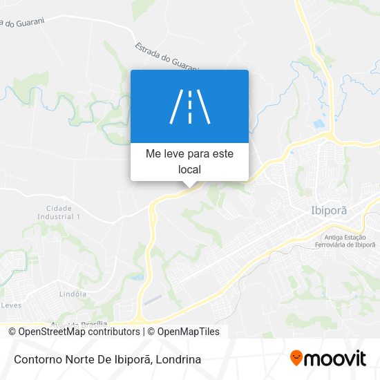 Contorno Norte De Ibiporã mapa
