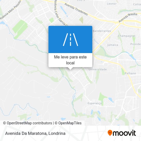 Avenida Da Maratona mapa