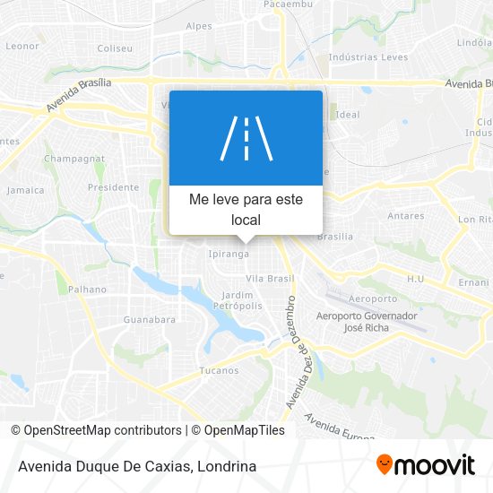 Avenida Duque De Caxias mapa