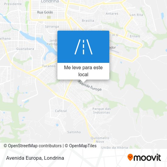 Avenida Europa mapa