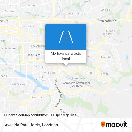 Avenida Paul Harris mapa