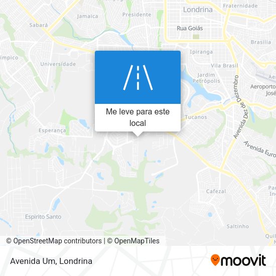 Avenida Um mapa