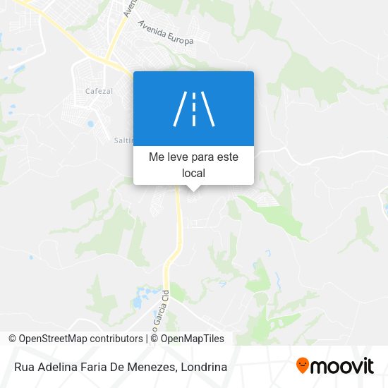 Rua Adelina Faria De Menezes mapa