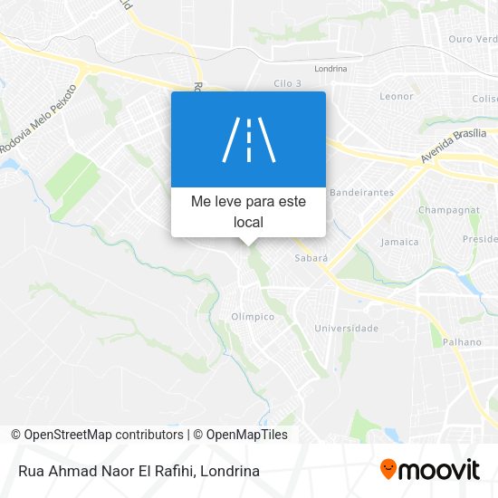 Rua Ahmad Naor El Rafihi mapa