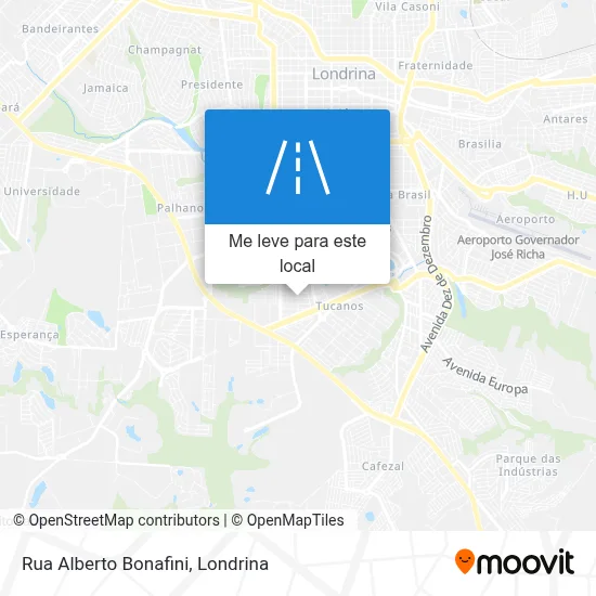 Rua Alberto Bonafini mapa