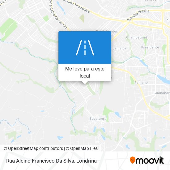 Rua Alcino Francisco Da Silva mapa