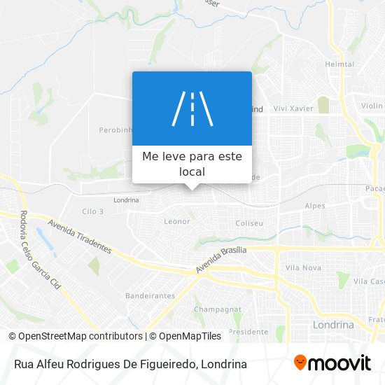 Rua Alfeu Rodrigues De Figueiredo mapa