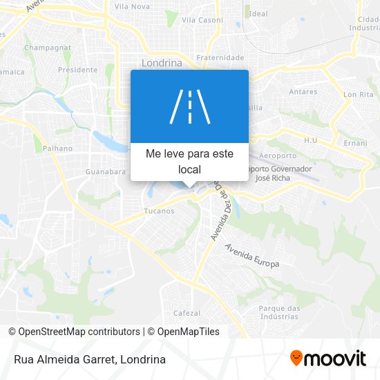 Rua Almeida Garret mapa