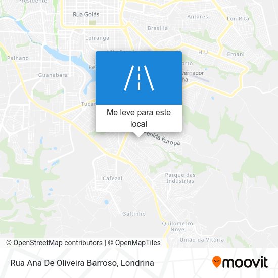 Rua Ana De Oliveira Barroso mapa