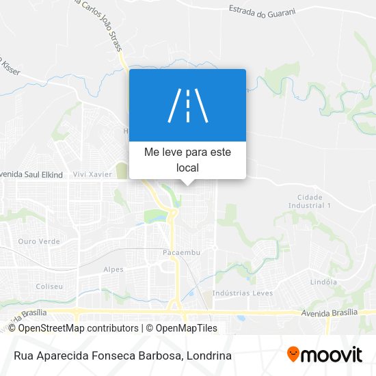 Rua Aparecida Fonseca Barbosa mapa