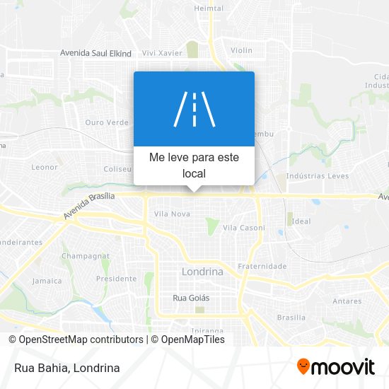 Rua Bahia mapa