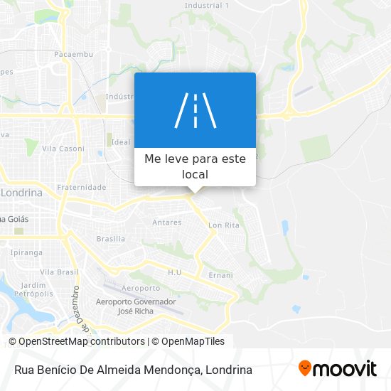 Rua Benício De Almeida Mendonça mapa