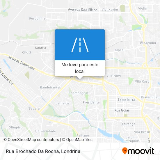Rua Brochado Da Rocha mapa