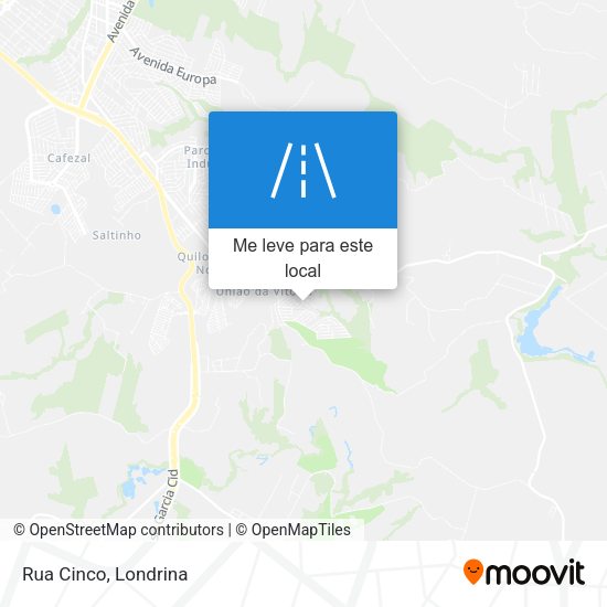 Rua Cinco mapa