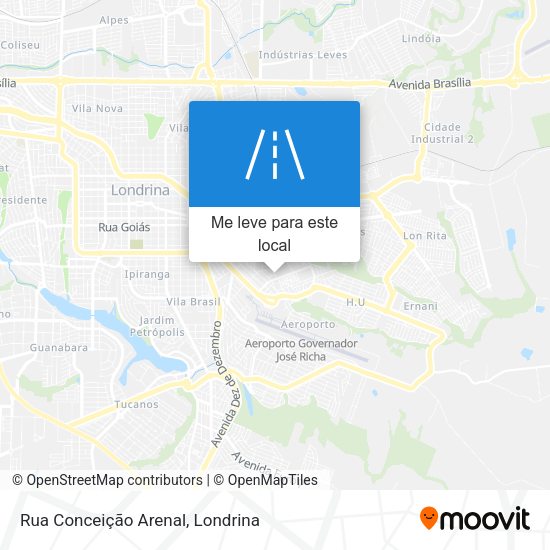Rua Conceição Arenal mapa
