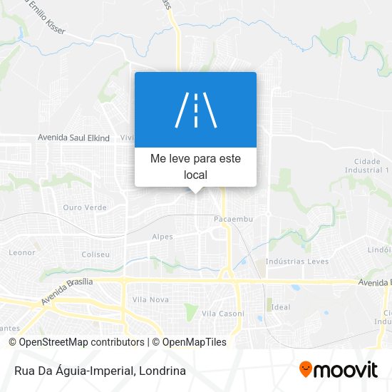 Rua Da Águia-Imperial mapa