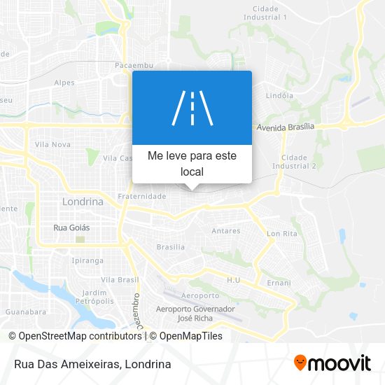 Rua Das Ameixeiras mapa