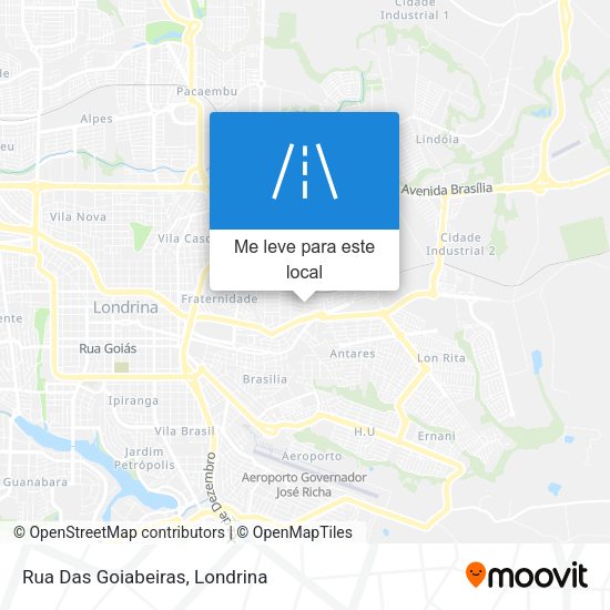 Rua Das Goiabeiras mapa