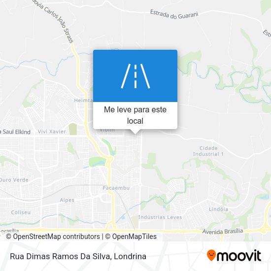Rua Dimas Ramos Da Silva mapa