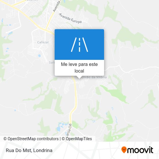 Rua Do Mst mapa
