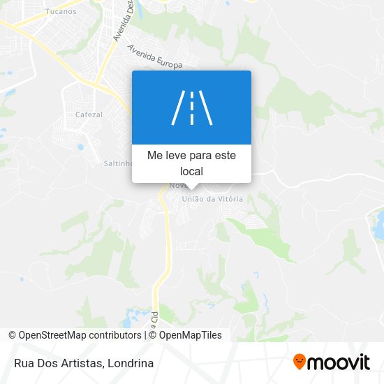Rua Dos Artistas mapa