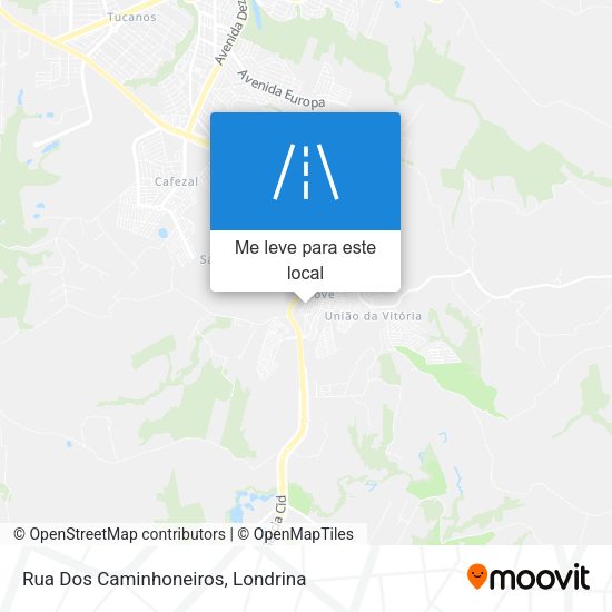 Rua Dos Caminhoneiros mapa