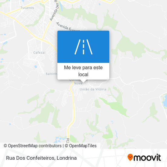 Rua Dos Confeiteiros mapa