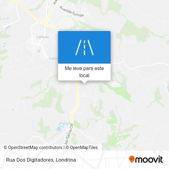 Rua Dos Digitadores mapa
